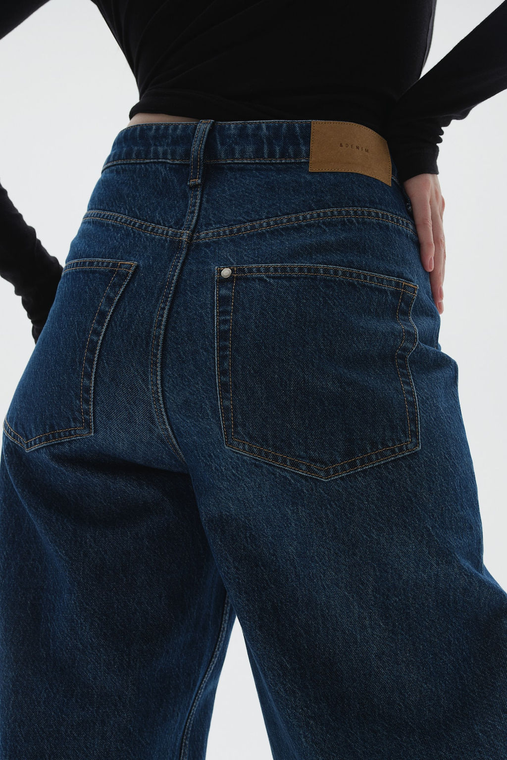 Curvy Fit Baggy High Jeans - H&m фото 3