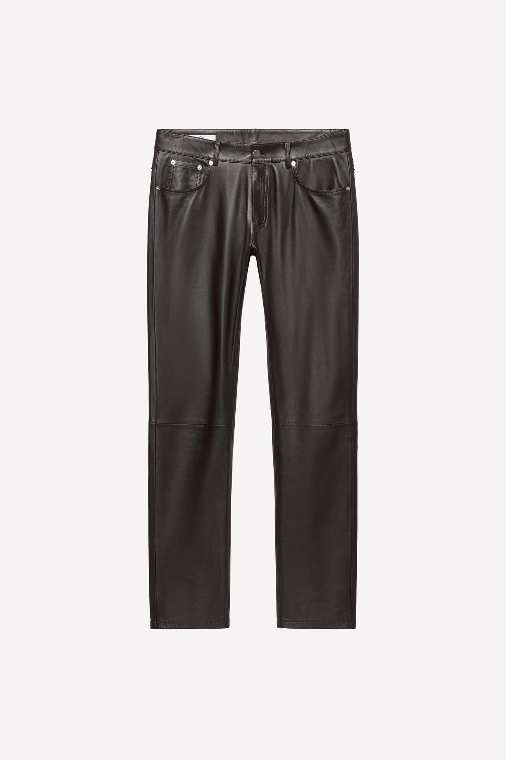 LEATHER SLIM FIT TROUSERS LUDOVIC DE SAINT SERNIN x ZARA фото 3