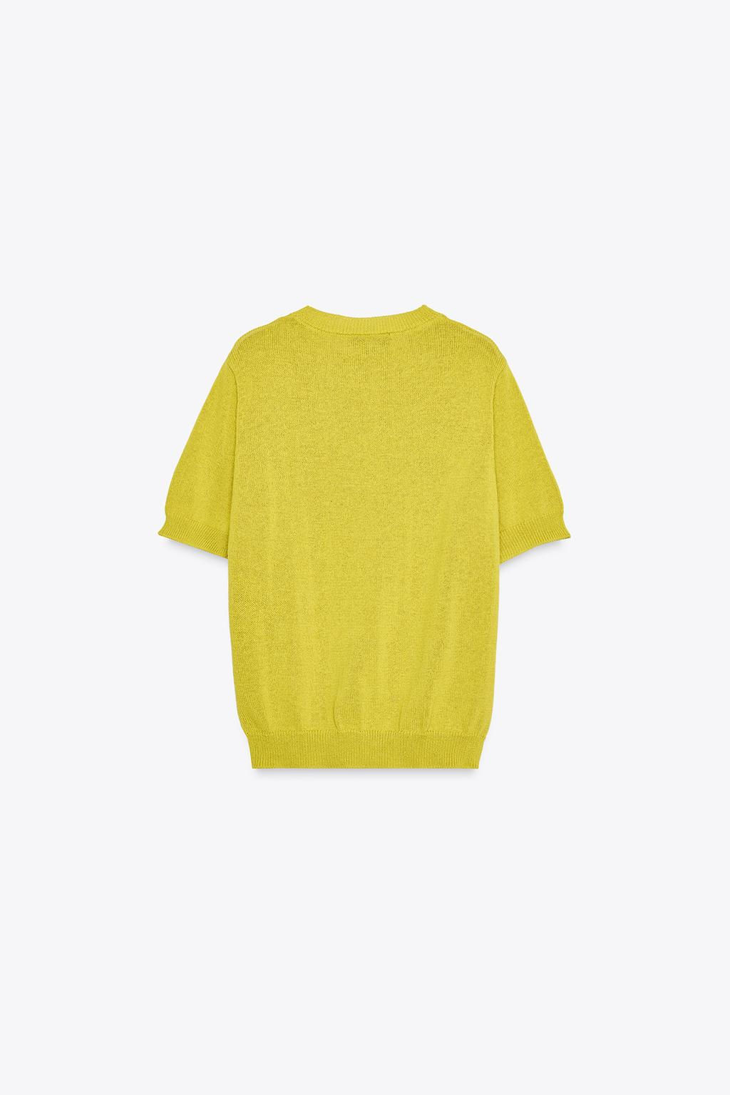 PLAIN RUSTIC KNIT TOP - Zara фото 11