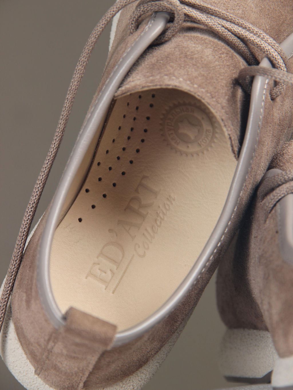 Мокасины 191.1607be. коричневый капучино замша