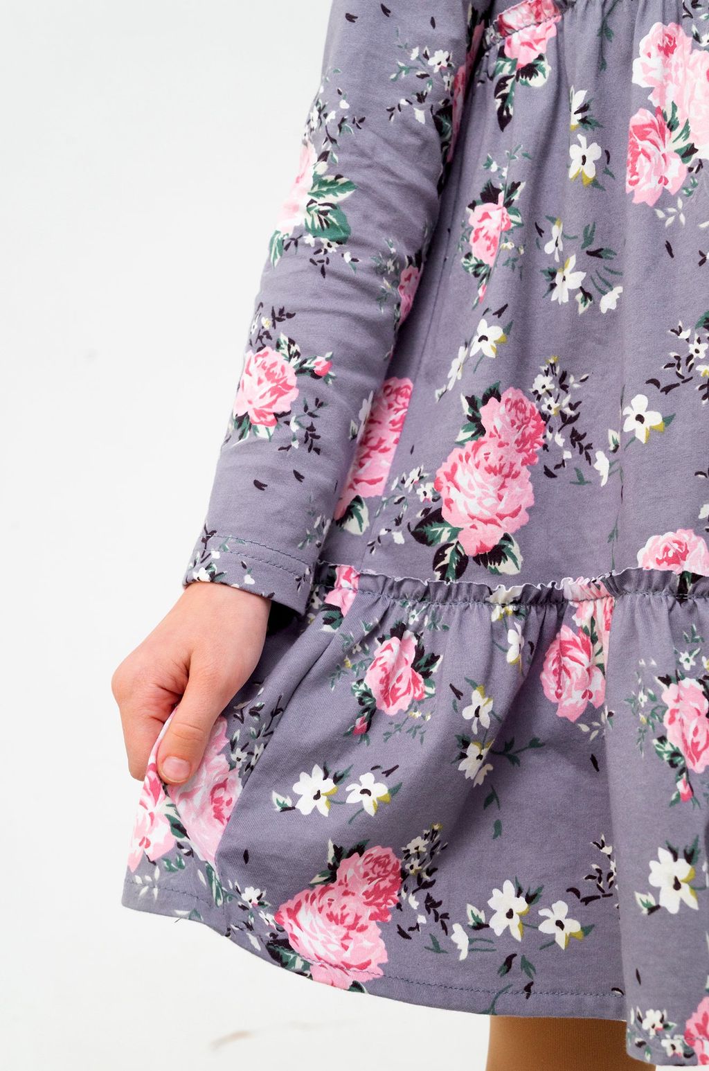 Хлопковое платье для девочки Happy Fox фото 7