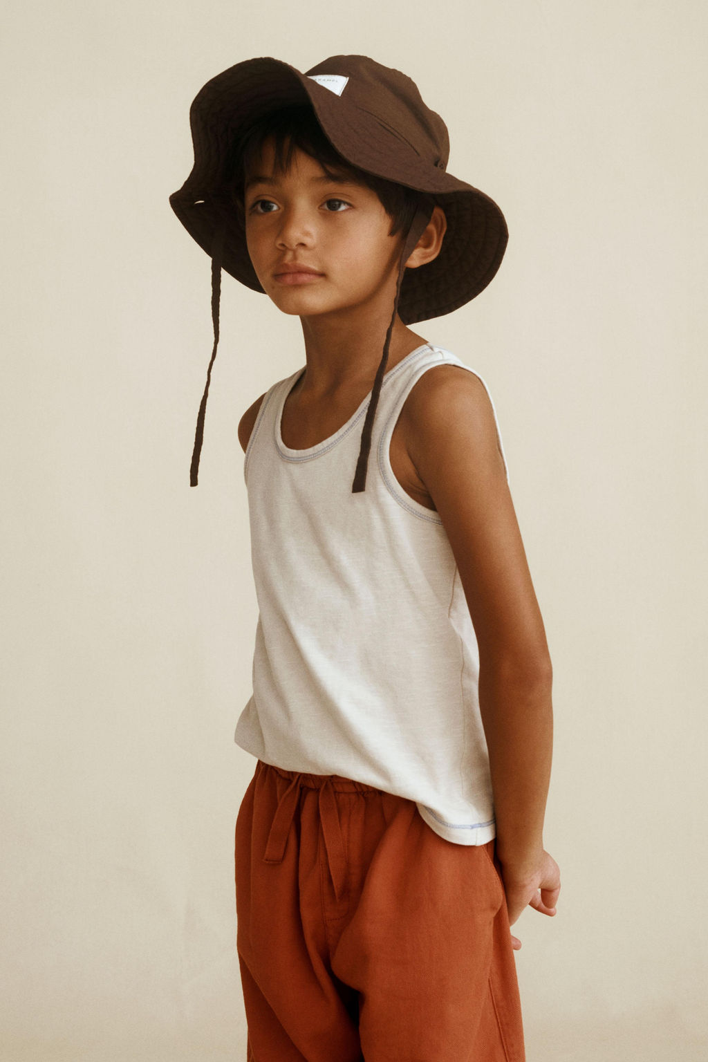 PANTAL?N RECTO CREATED BY CARAMEL LONDON X ZARA / Naranja