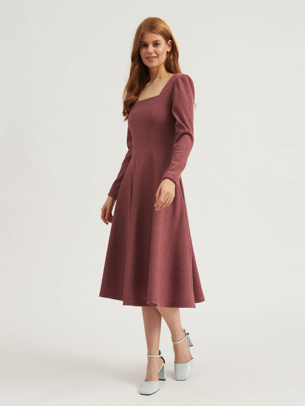 Платье в рубчик OD-670-3 - Tantino фото 2