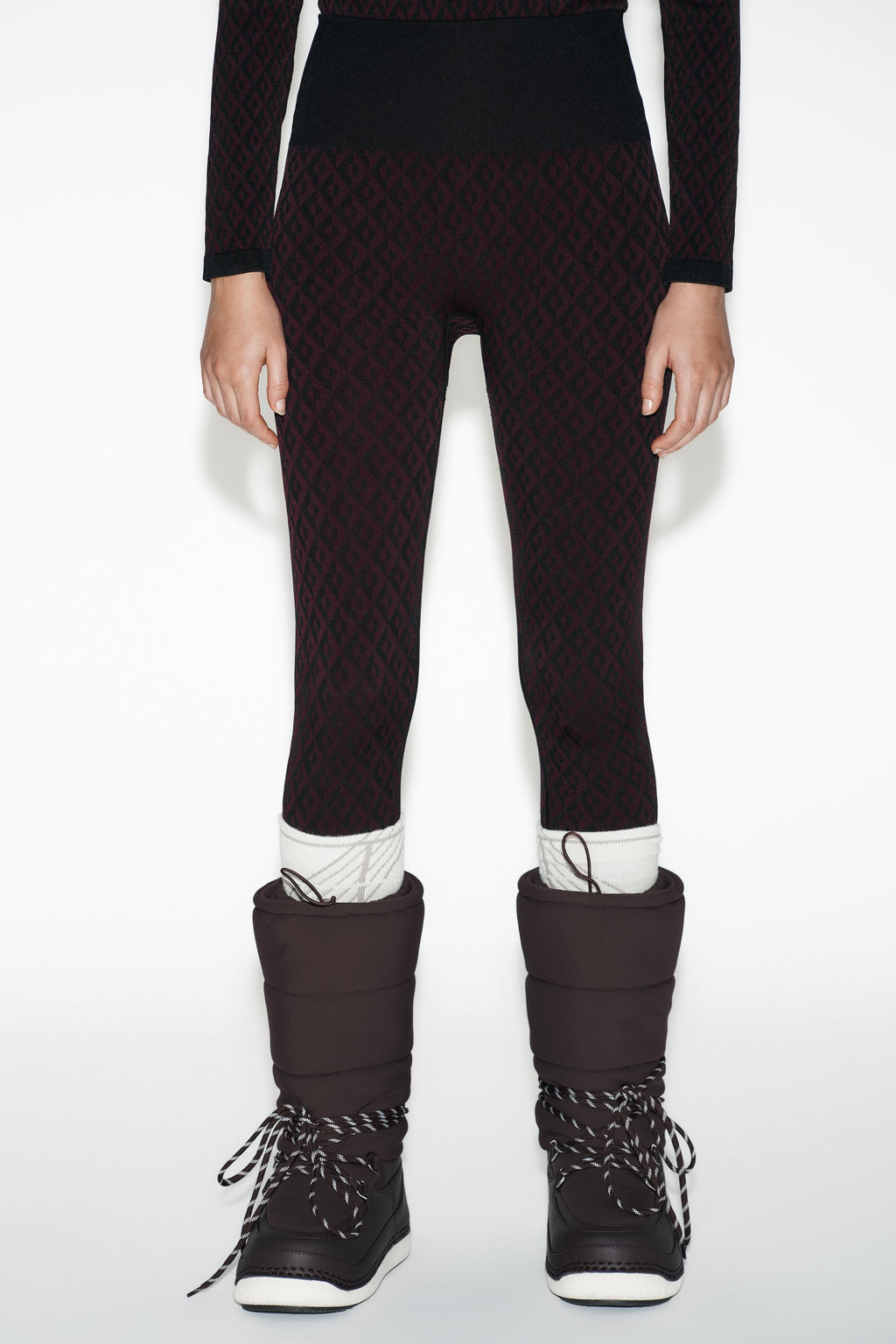 JACQUARD SKI COLLECTION LEGGINGS - Zara фото 8