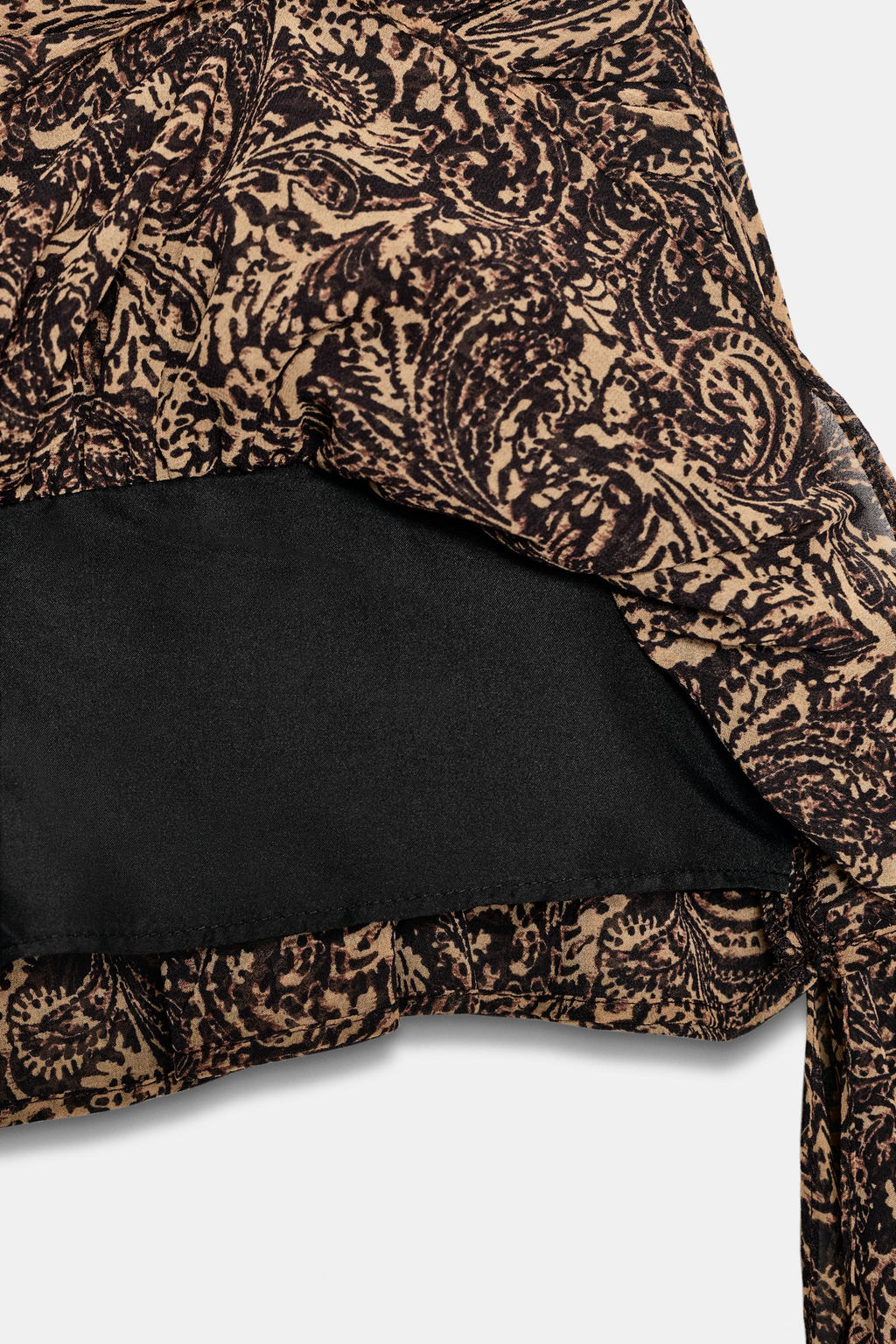 PLEATED RUFFLE SKORT - Zara фото 8