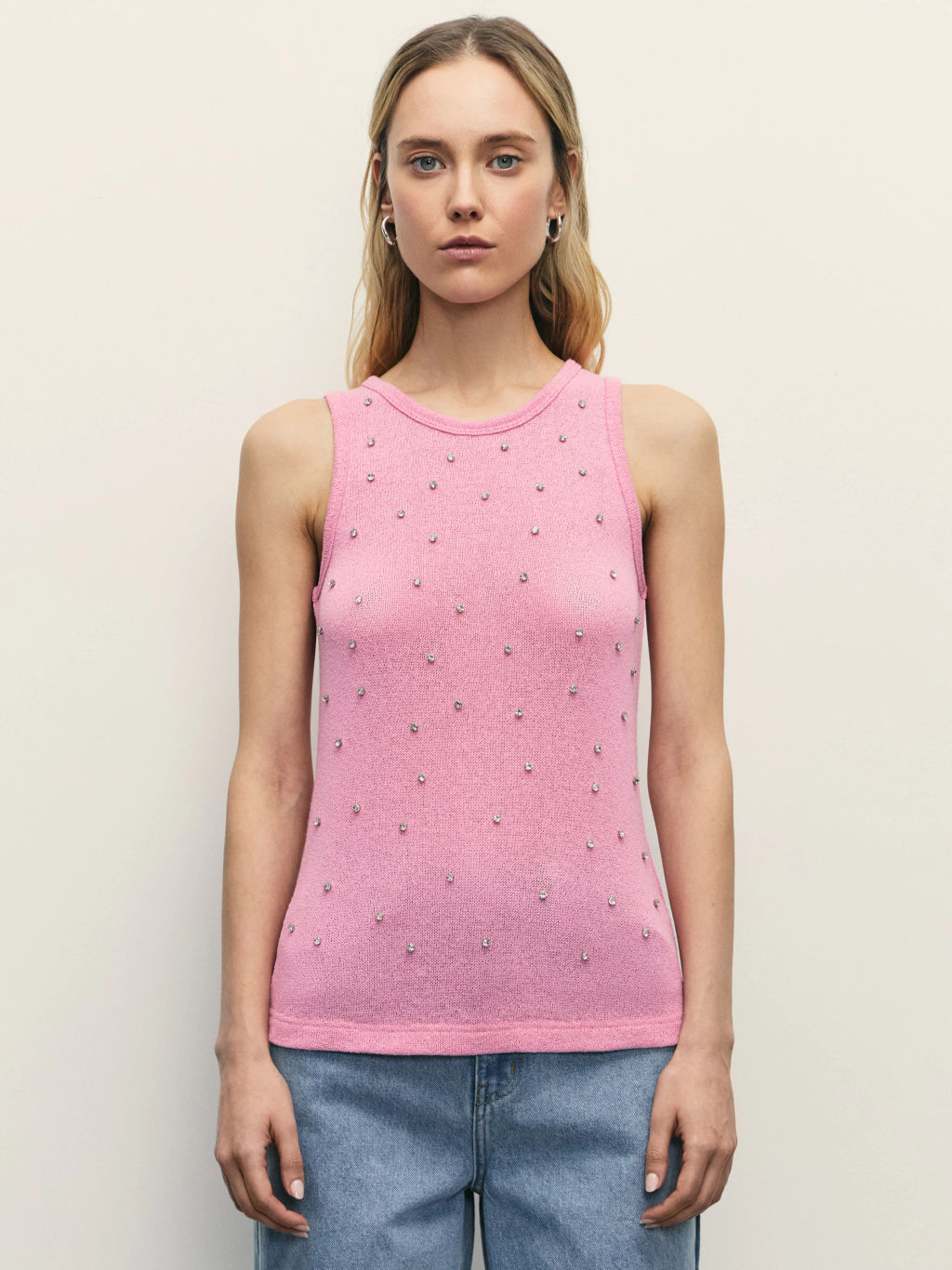 Майка со стразами / Zarina фото 4