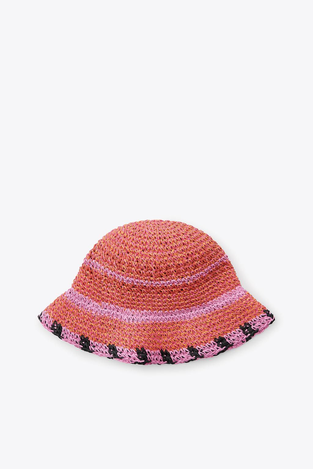 BRAIDED BUCKET HAT - Zara фото 3