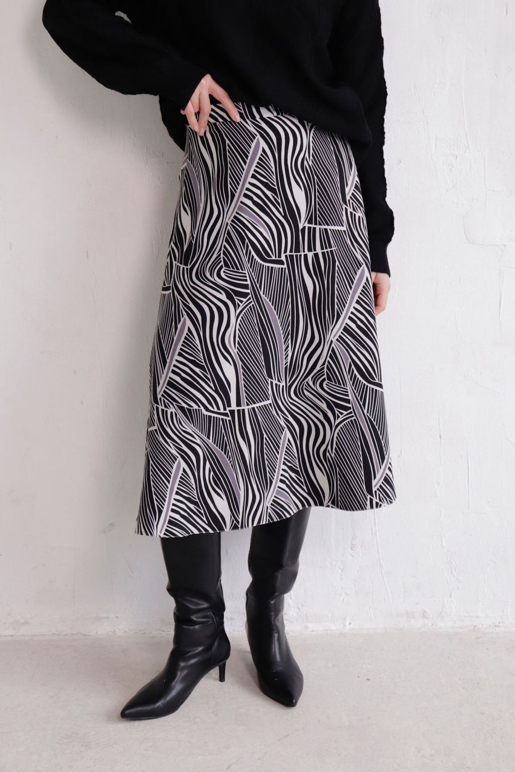Юбка А-силуэта с принтом - Martichelli фото 71