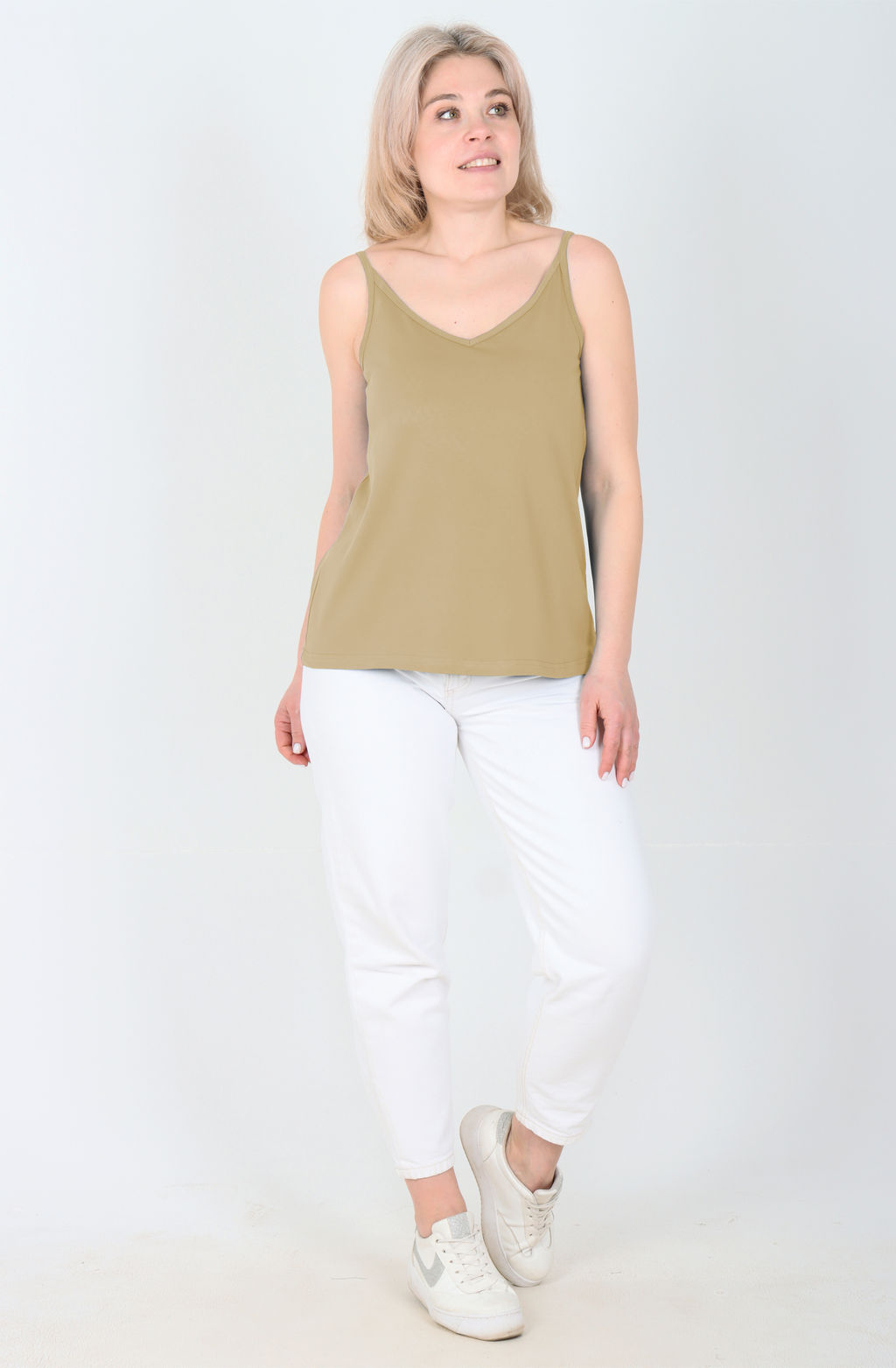 Майка Марсель Ф-111 (42-52) кулирка с лайкрой - Лотос фото 17