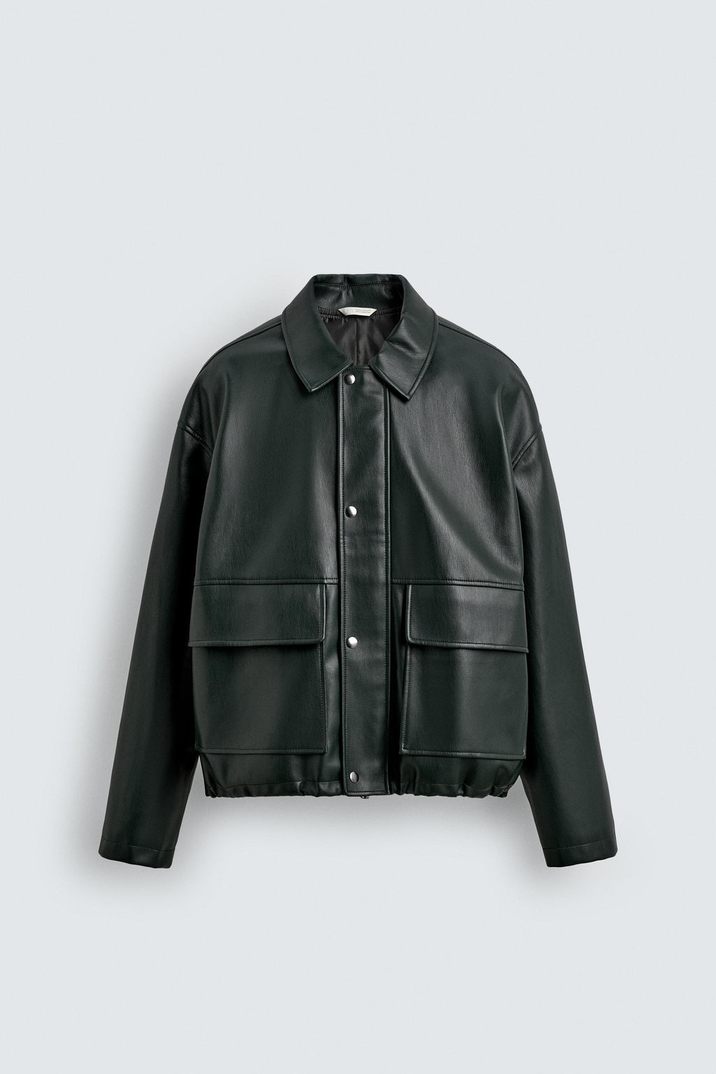 FAUX LEATHER JACKET WITH POCKETS - Zara фото 8