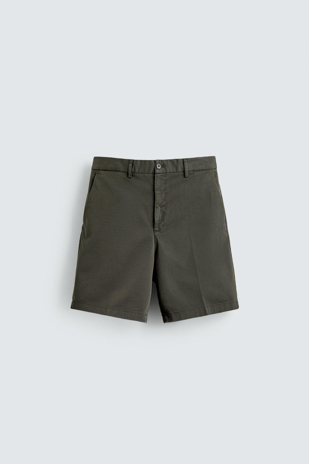 BERMUDA CHINO REGULAR FIT / Khaki