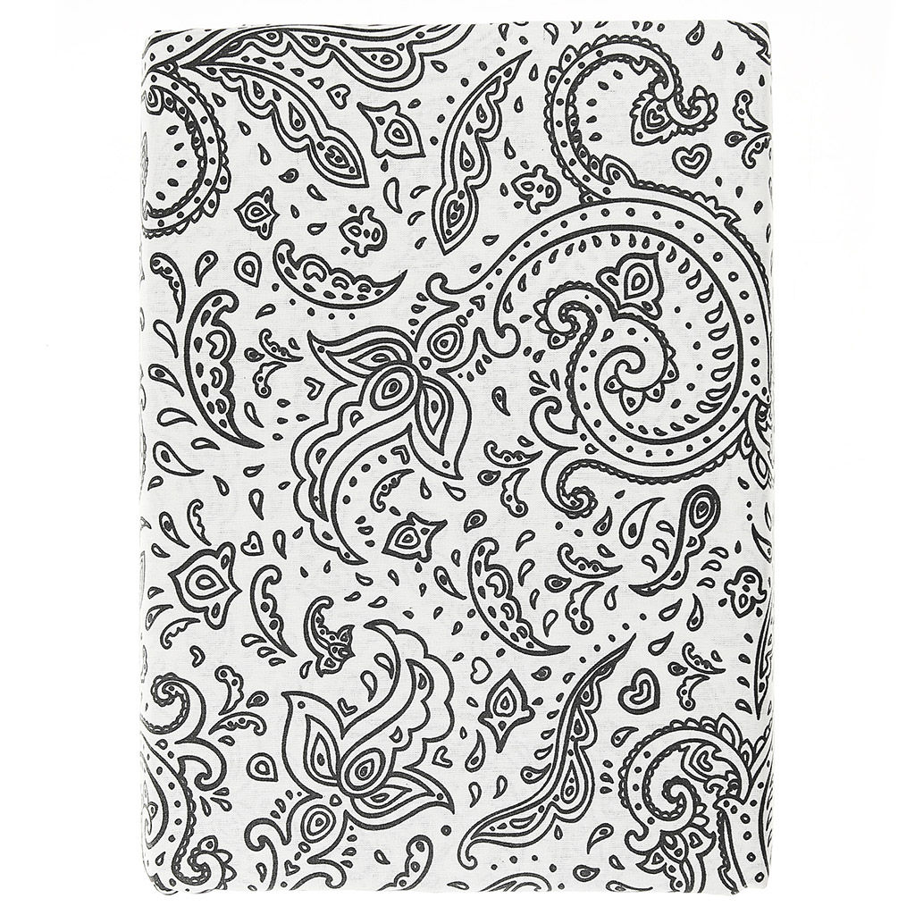 Простыня на резинке односпальная Турецкие огурцы, серый б/з 90х200см, свесы 27см, бязь Комфорт 121г/м2, хлопок 100%, упаковка классическая ПВХ 28х41см, Домашняя мода (Россия)  фото 4