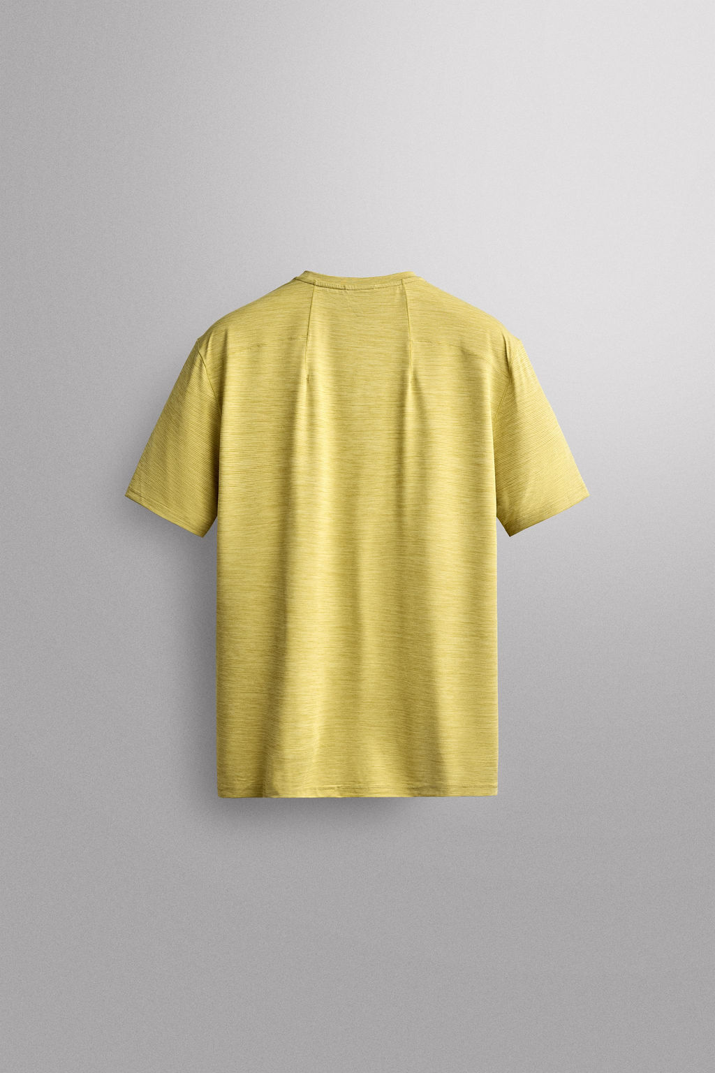 CAMISETA T?CNICA JACQUARD RAYAS / Amarillo - Zara фото 8