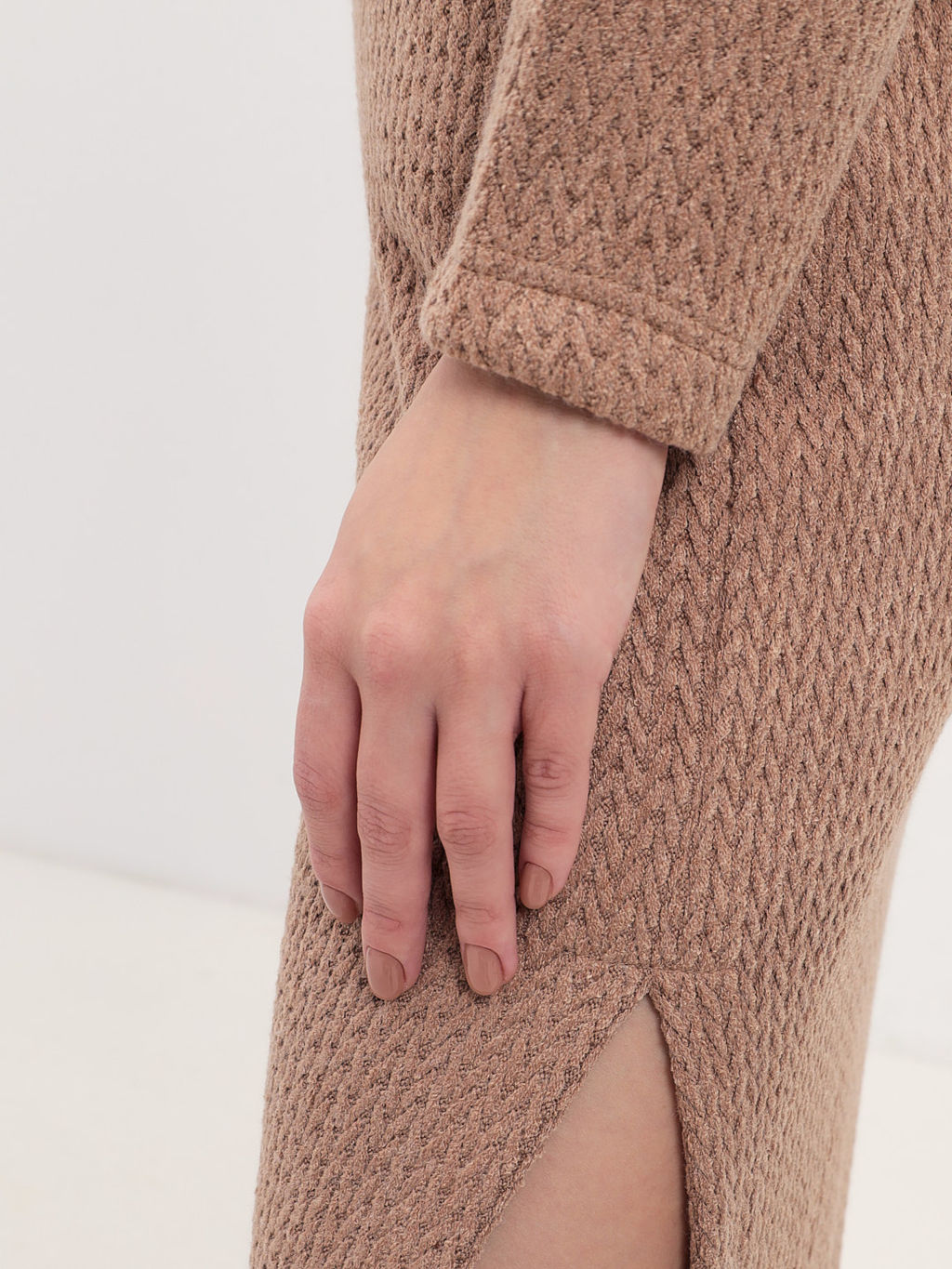 Юбка трикотажная KATHARINA KROSS KK-SKT-006Kn-коричневый  фото 5