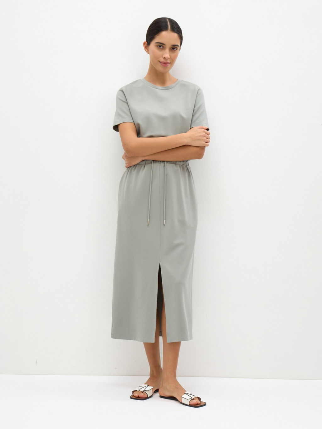 Conso/PD 240483 - olive Платье женское фото 4