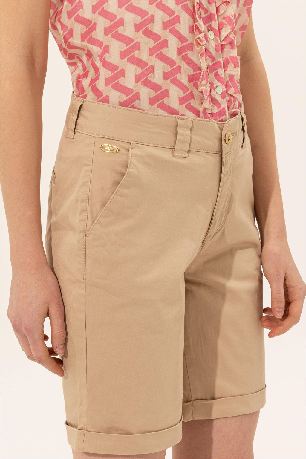 U. S. Polo Assn Женские бермуды капри из песочного плетения - U.s. polo assn фото 7
