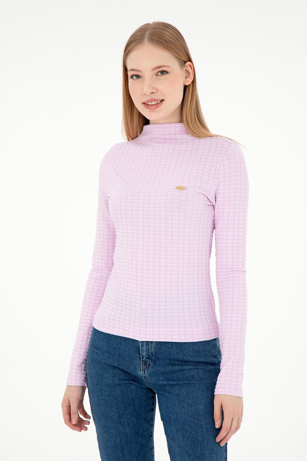 Женский розовый свитшот Неожиданная скидка в корзине - U.s. polo assn фото 3