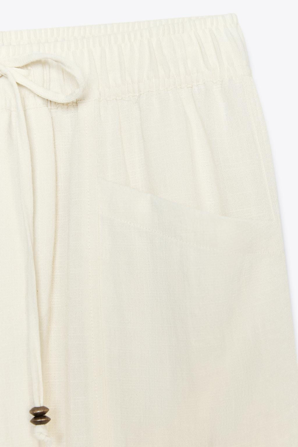 RUSTIC TROUSERS WITH ELASTIC WAIST - Zara фото 15