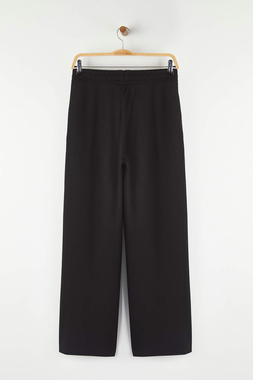 Siyah Yan? C?tc?tl? Wideleg/Genis Paca Orme Esofman Alt? TWOAW26EA00006 - Trendyolmilla фото 8