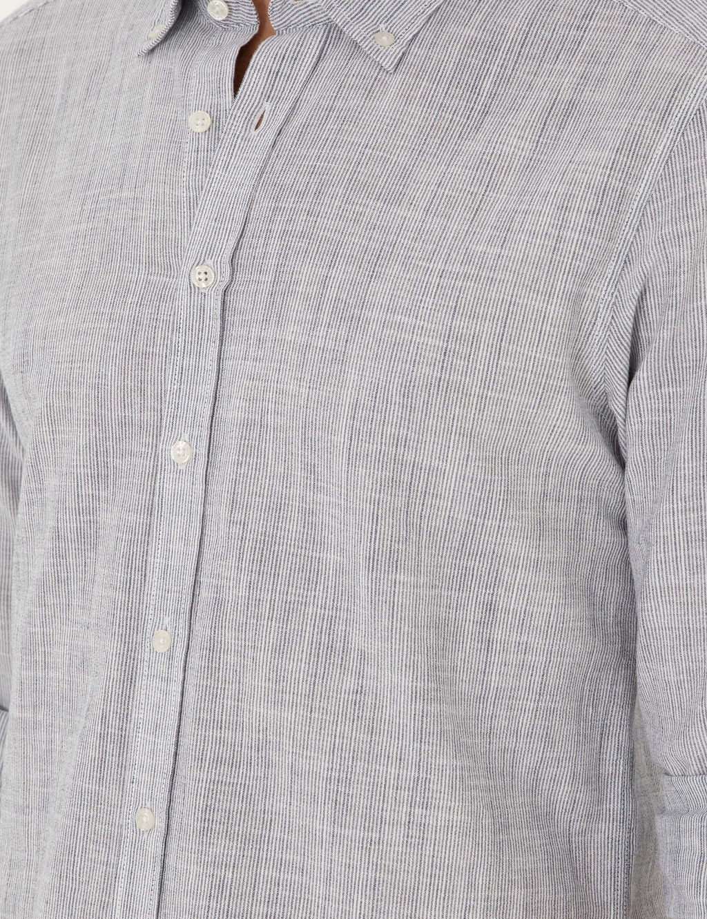 Рубашка узкого кроя с длинным рукавом Saks - Cacharel фото 7