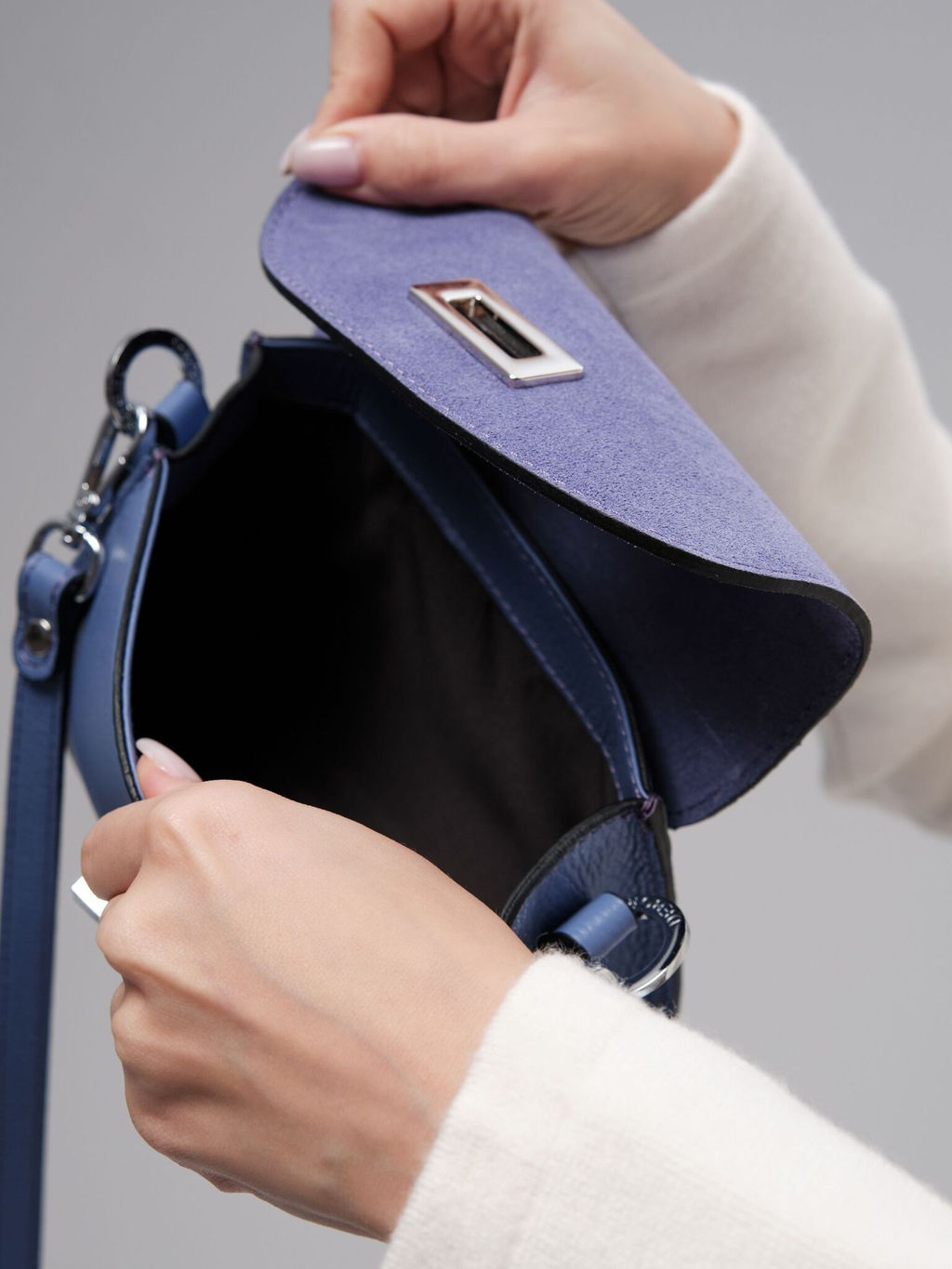 Сумка на плечо Deboro 31033 сиреневый закат