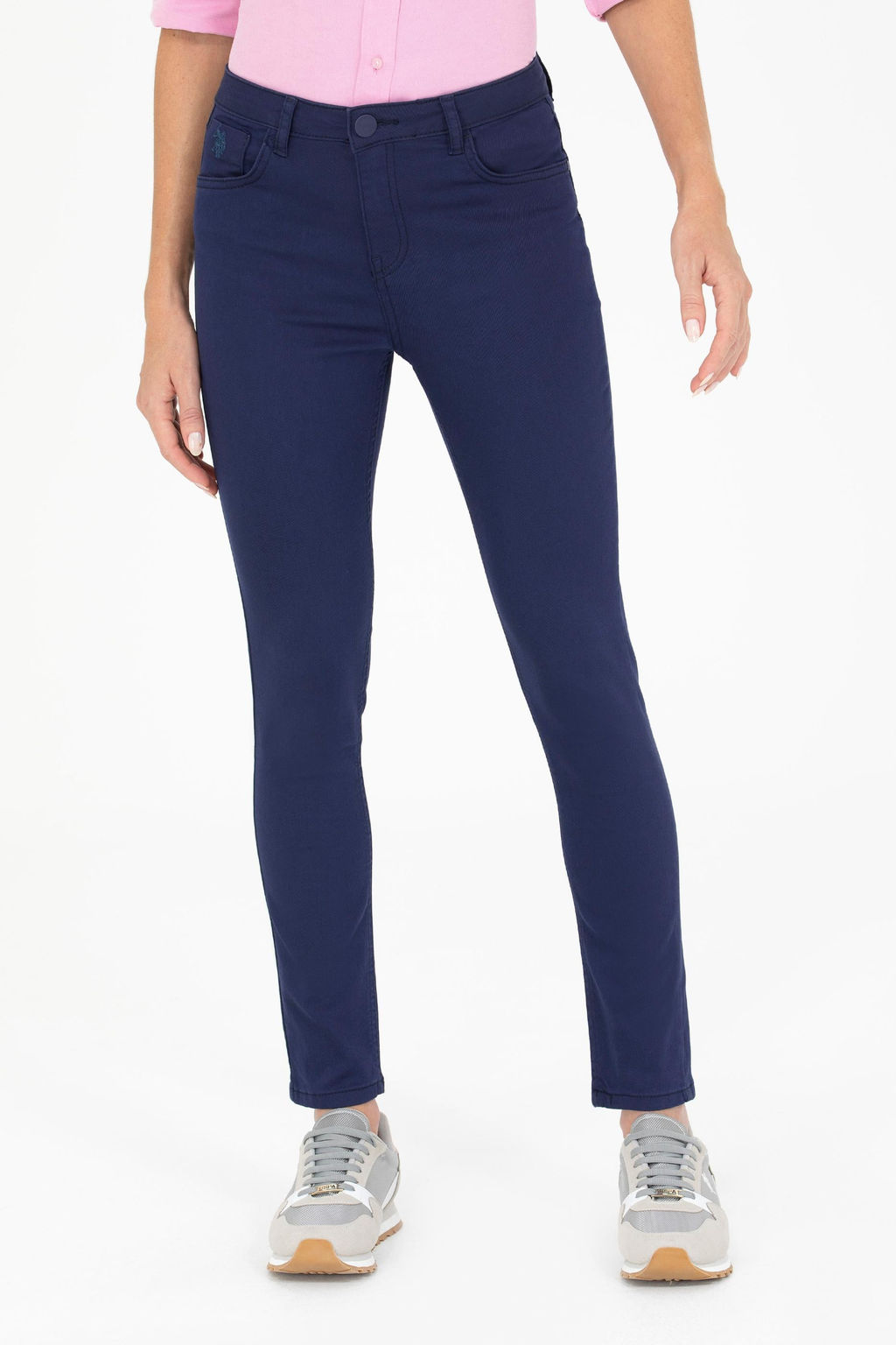 Kad_n Lacivert Toothpick Fit Pantolon