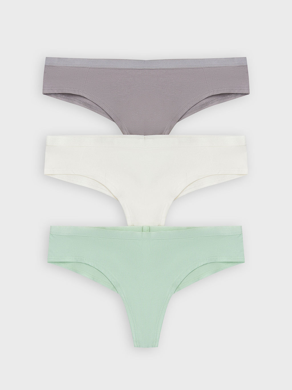 Цена за 2 штуки! Трусы бразилиана женские в наборе, 3 шт - Mark formelle фото 8