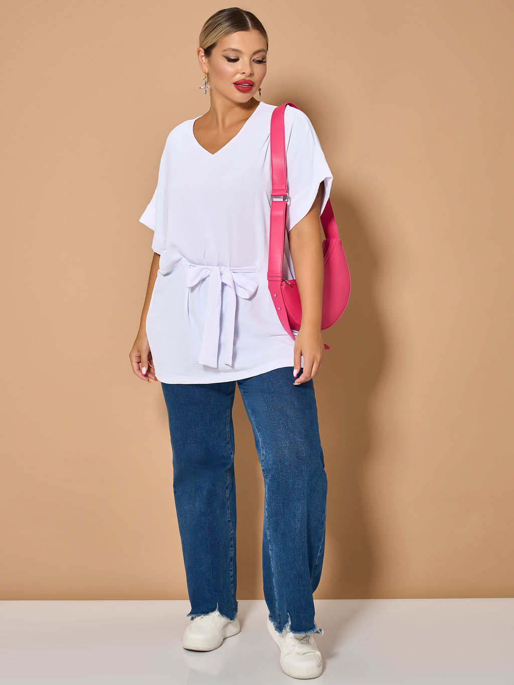 Блузка 0113-2 белый