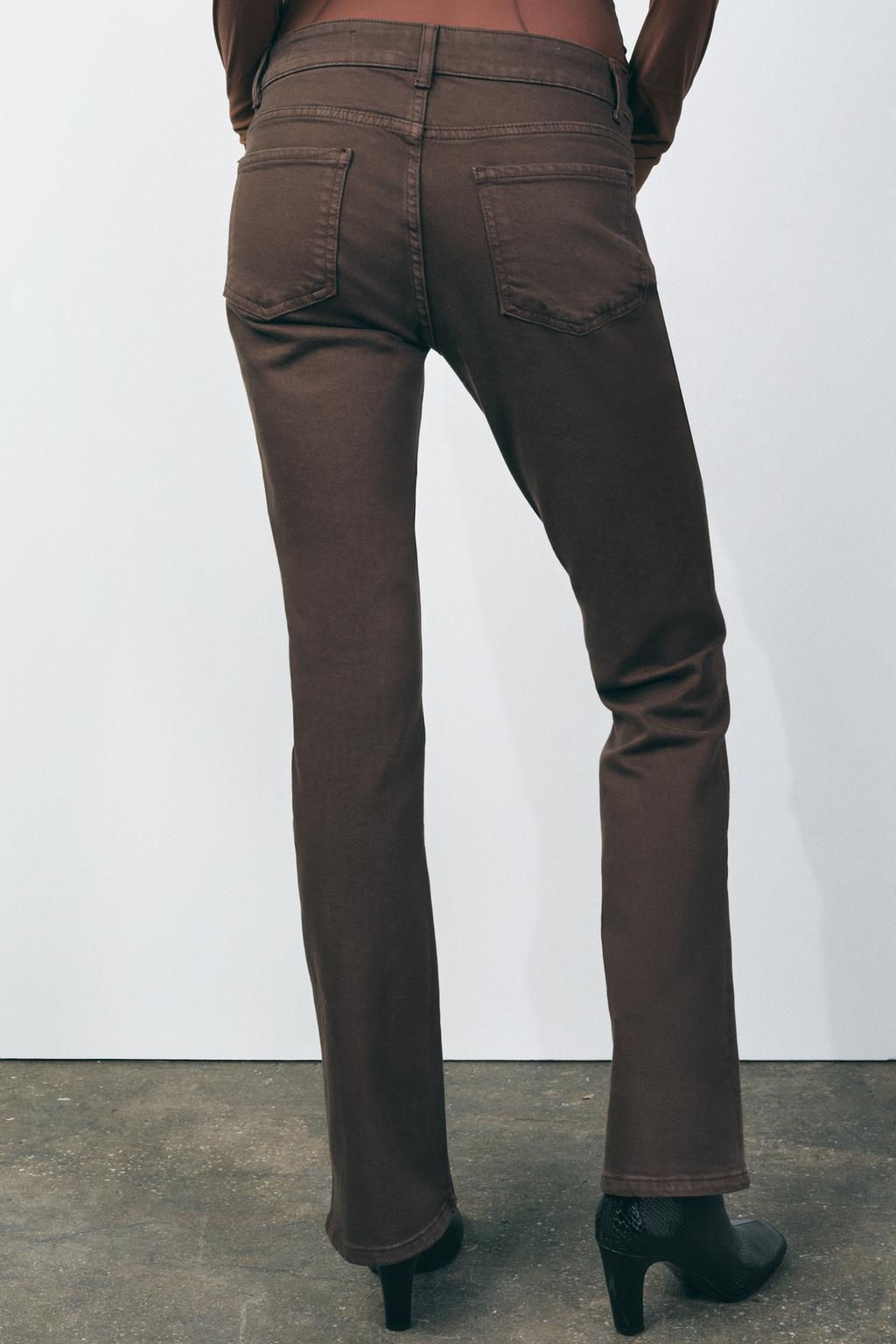 ZW COLLECTION BOOTCUT LOW-RISE JEANS - Zara фото 13