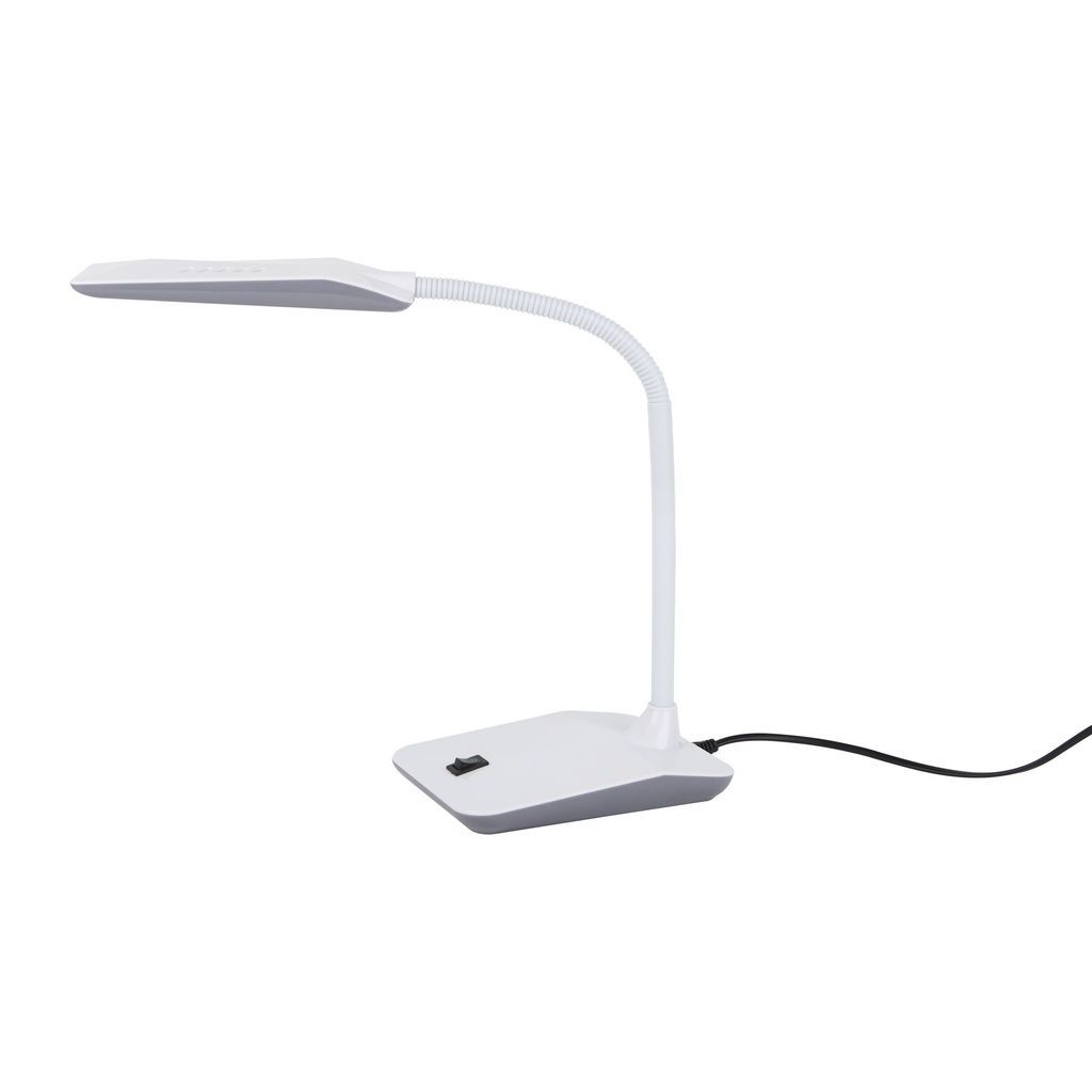 TLD-545 Grey-White/LED/350Lm/3500K Светильник настольный, 4W. Механический выключатель. Серый с белым. ТМ Uniel