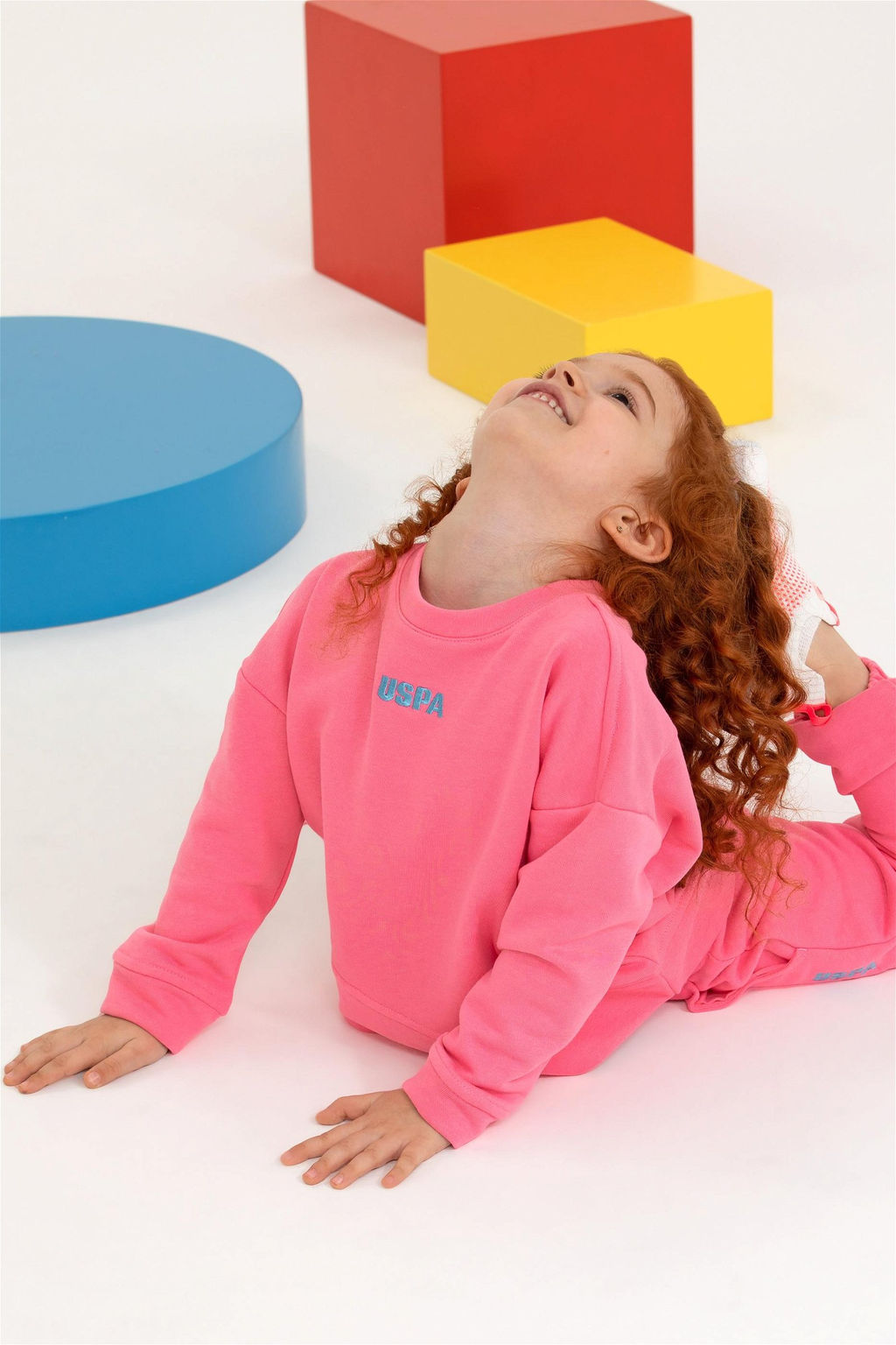 U. S. Polo Assn Детский розовый базовый свитшот с круглым вырезом - U.s. polo assn фото 8