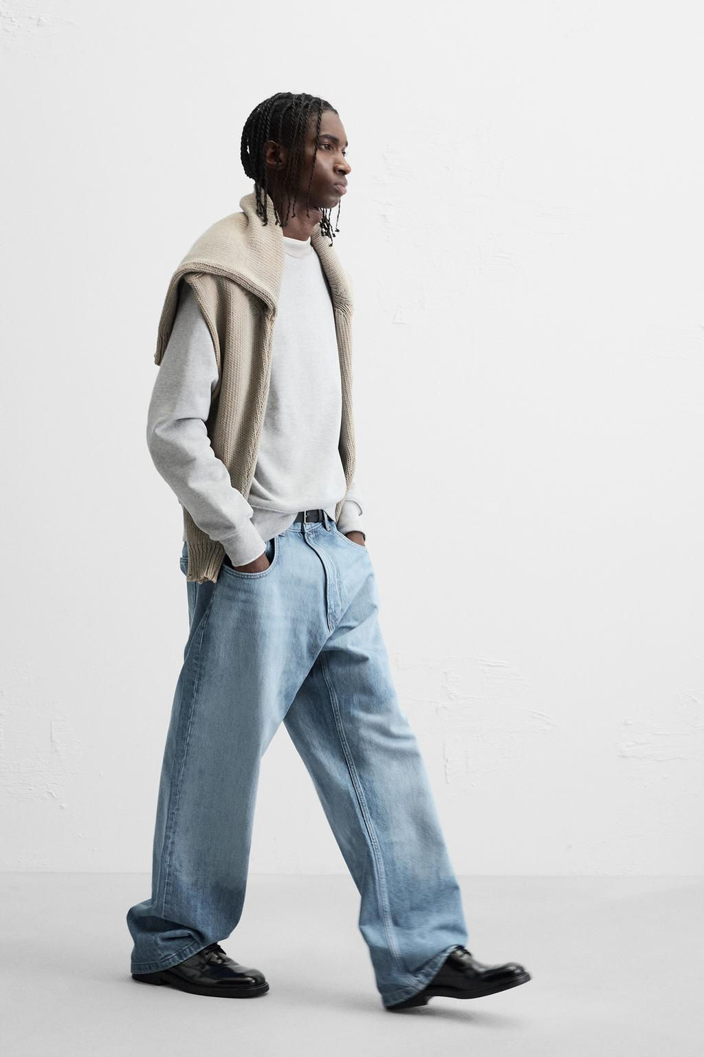 GRADIENT BAGGY FIT JEANS - Zara фото 5