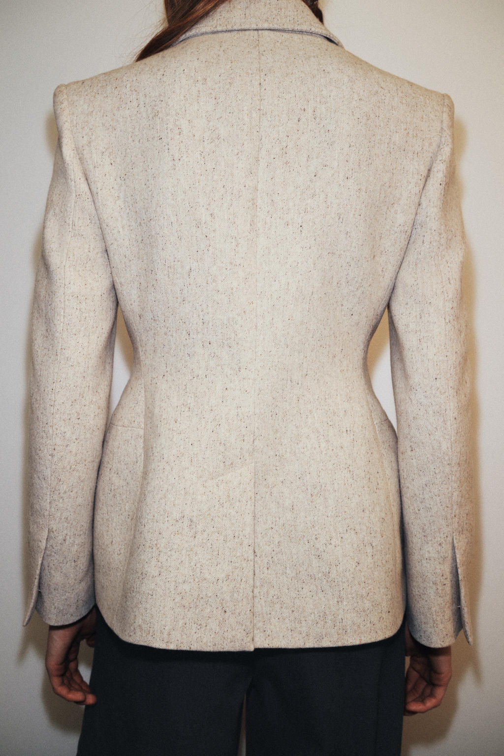 ZW COLLECTION FITTED WOOL PEPLUM BLAZER - Zara фото 13