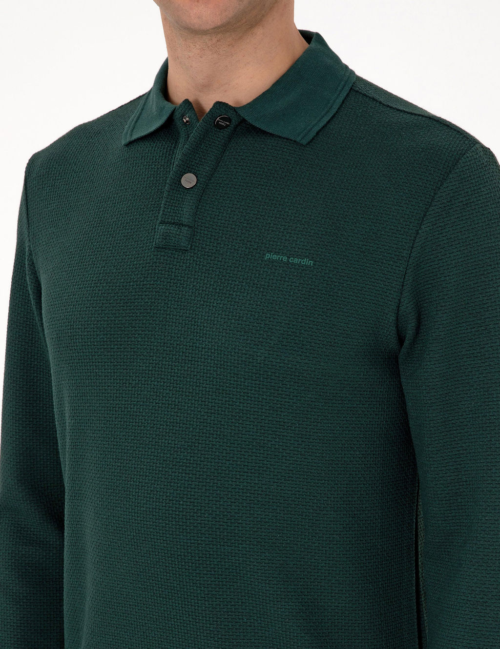 Koyu Ye_il Regular Fit Sweatshirt - Pierre cardin фото 7