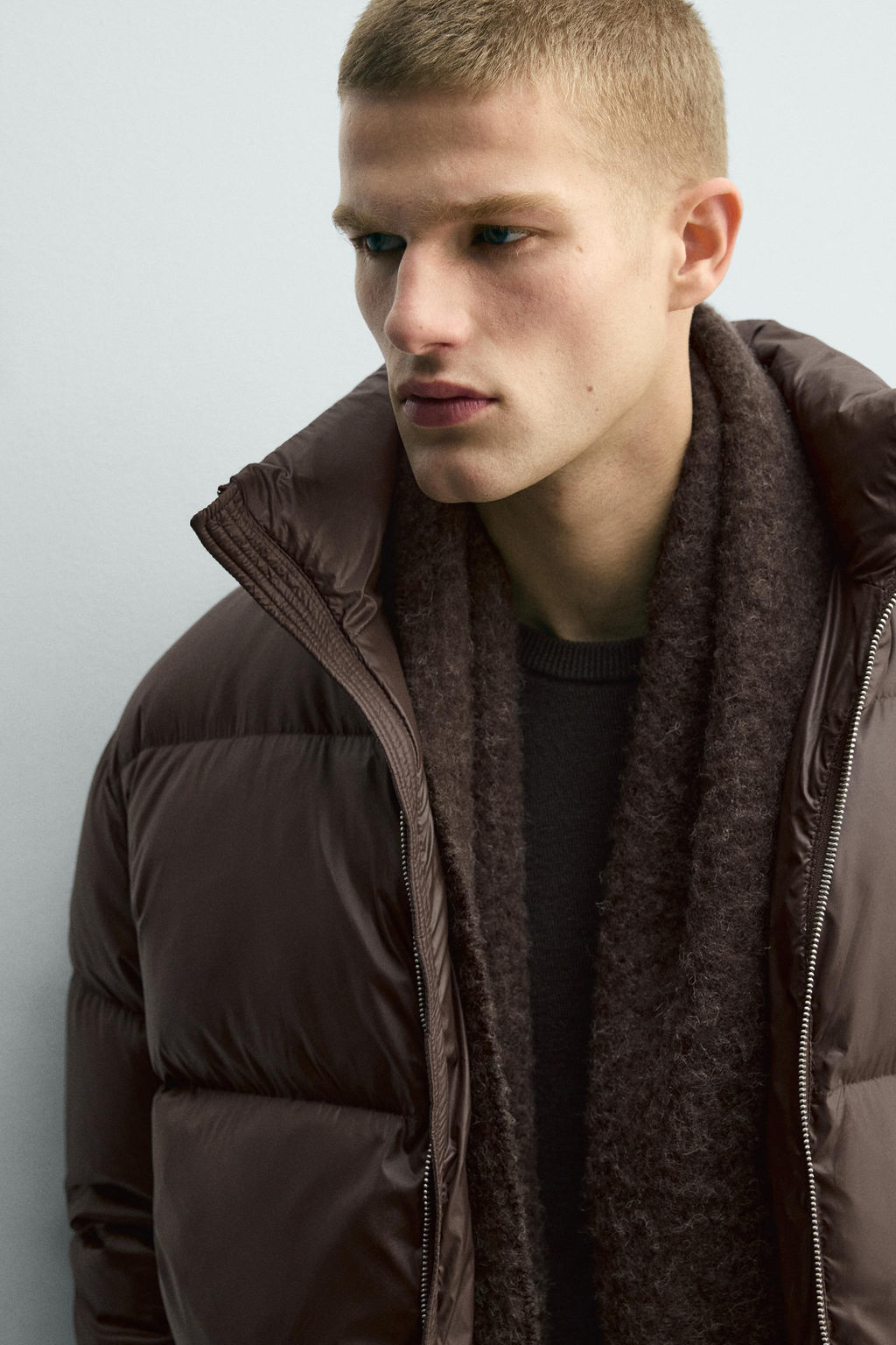 80% DOWN - 20% FEATHER PUFFER JACKET - Zara фото 5