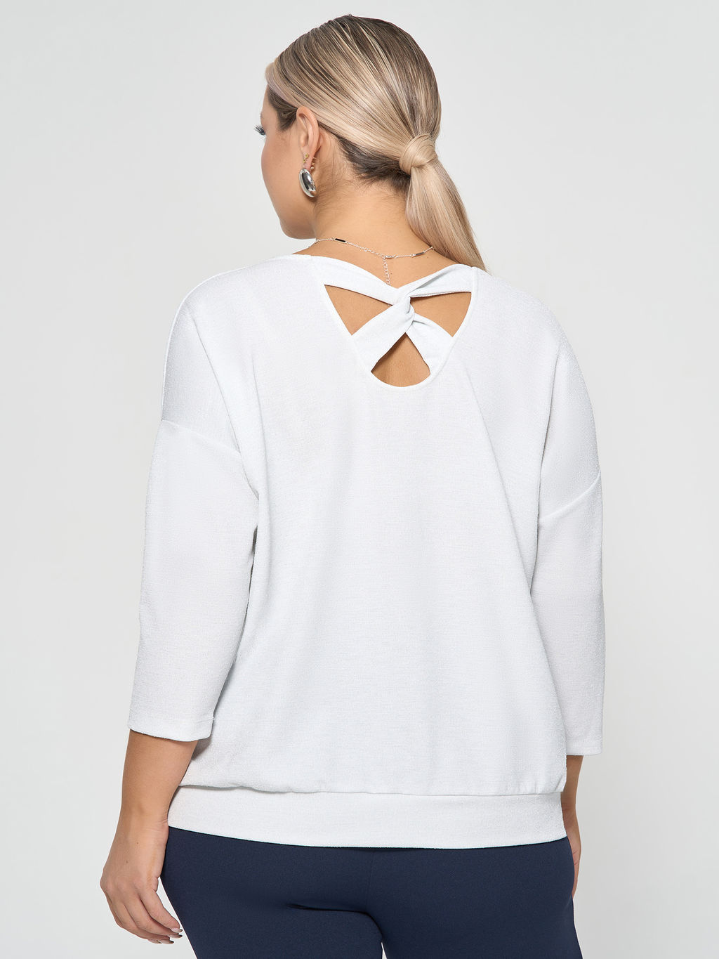 Джемпер 0057-9 белый бриллиант