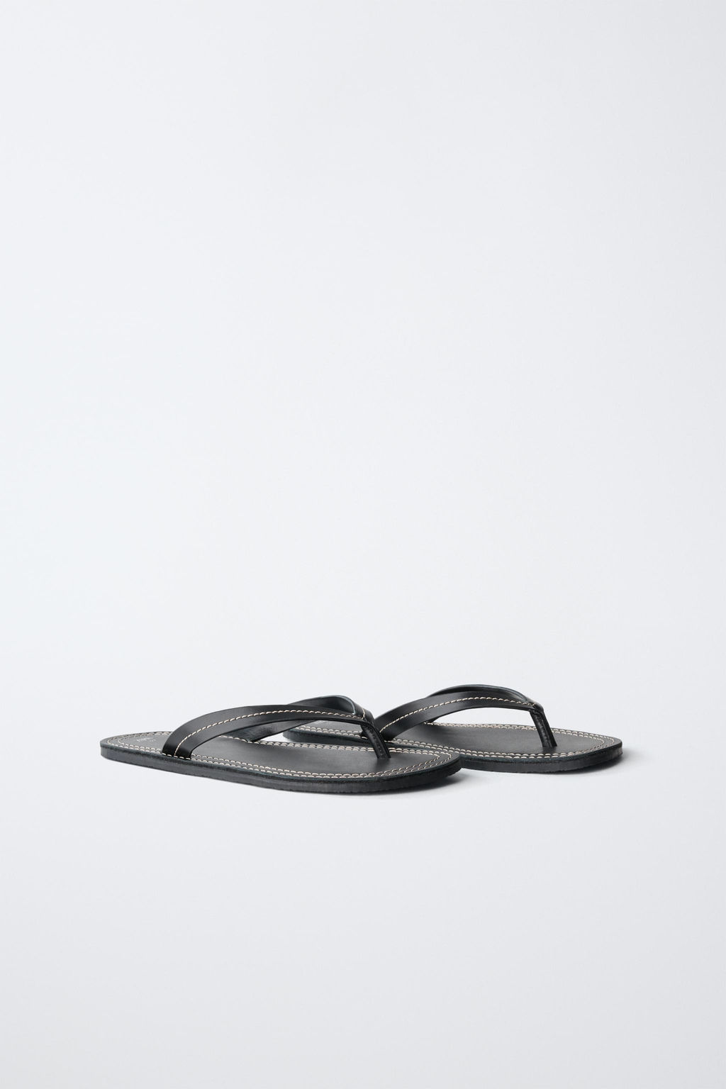 SANDALIA PIEL / Negro - Zara фото 2