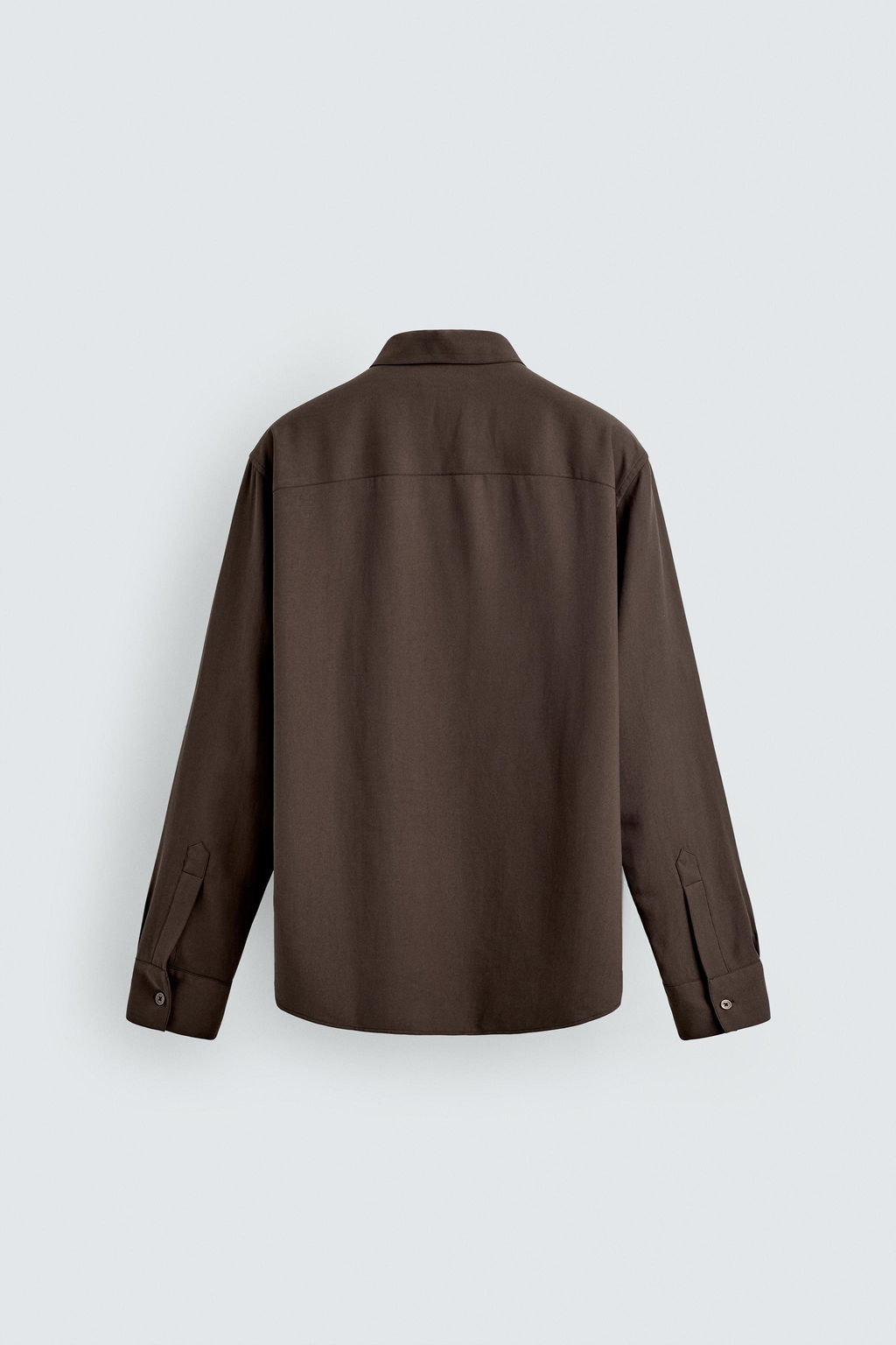 CAMISA FLUIDA RELAXED FIT / Marr?n - Zara фото 8