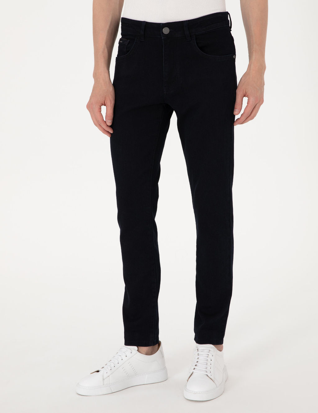Koyu Lacivert Slim Fit Jean Pantolon - Pierre cardin фото 2
