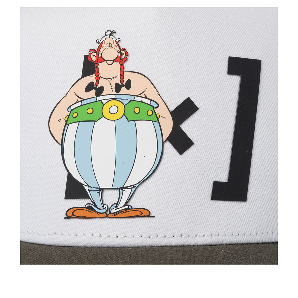 Бейсболка CAPSLAB арт. CL/AST2/1/PCT/OBE Dargaud Obelix (белый / оливковый) фото 4