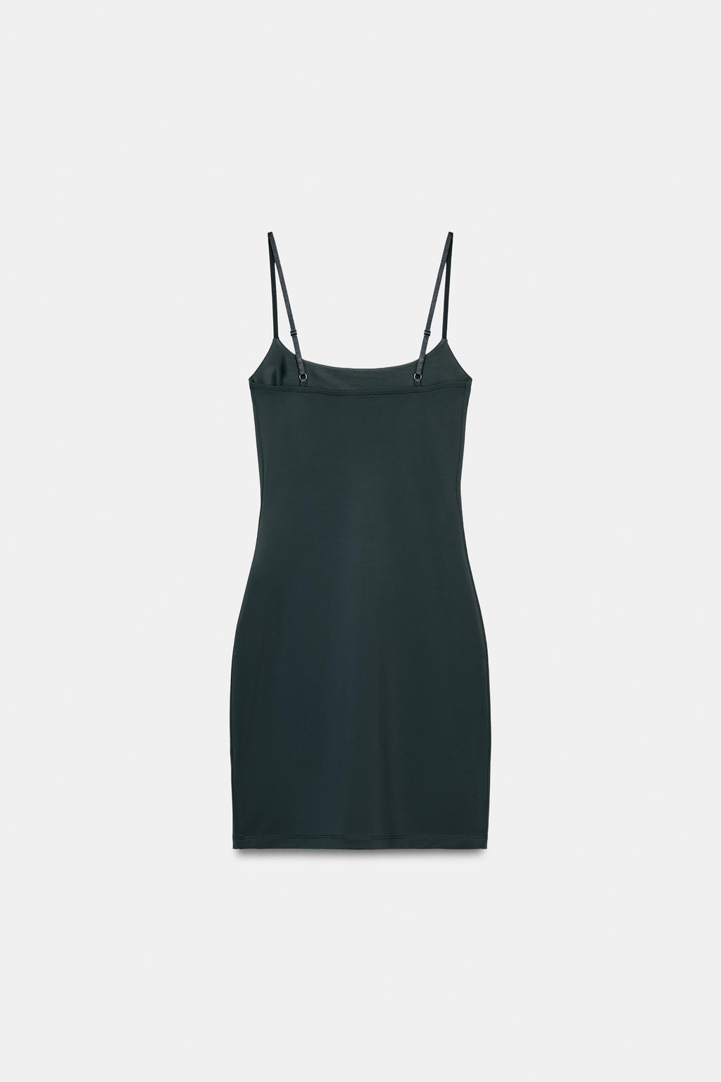 VESTIDO TIRANTES MEZCLA POLIAMIDA / VERDE - Zara фото 4