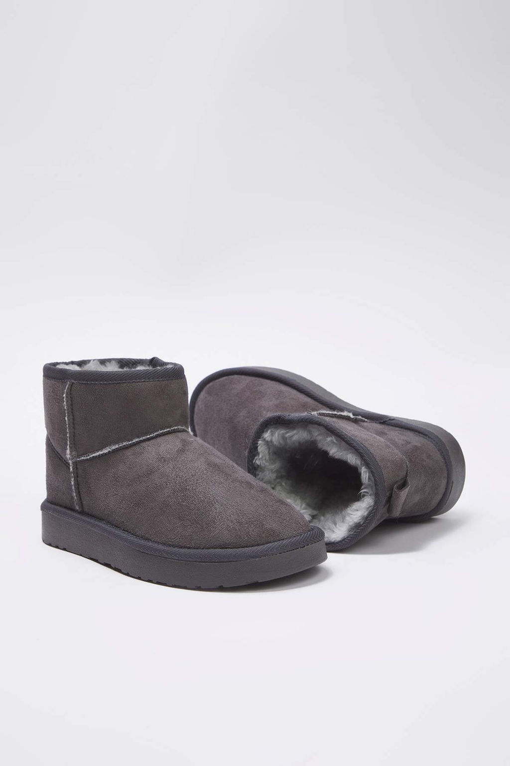 Taba Ici Kurklu Yuvarlak Burun Duz Flatform Topuklu Kad?n Bot TAKAW26BO00001 - Trendyolmilla фото 31