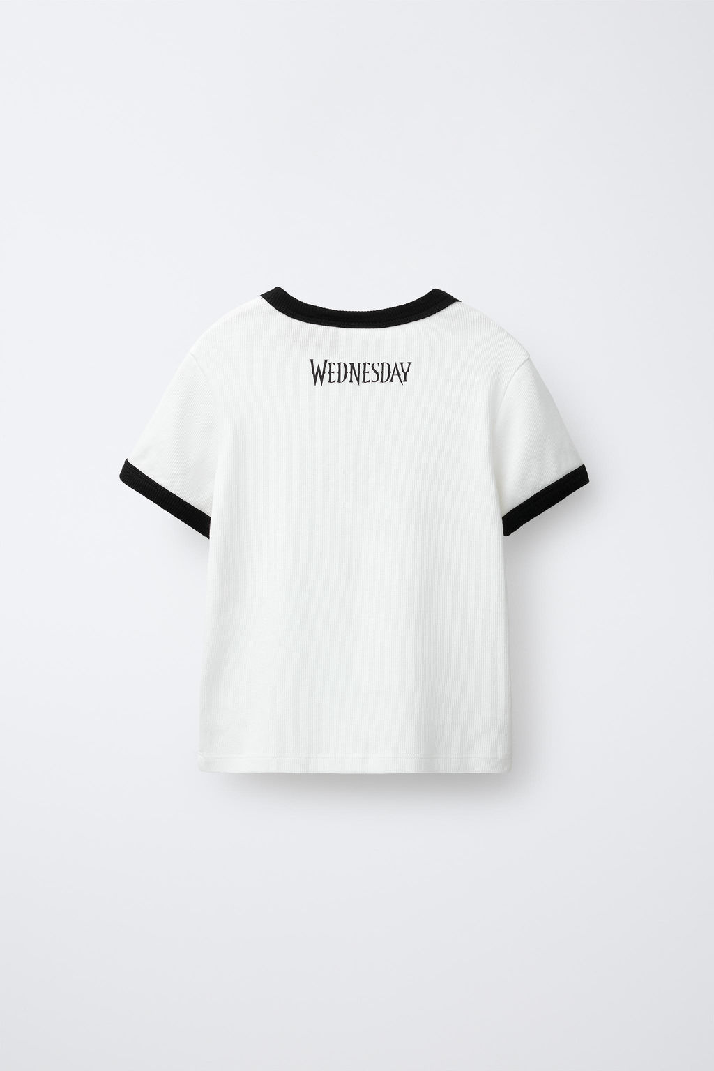 WEDNESDAY RIBBED T-SHIRT - Zara фото 2
