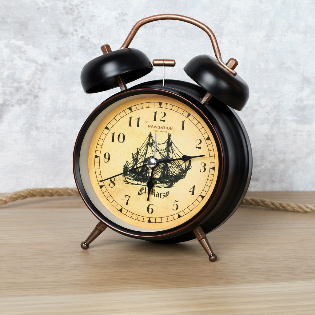 Будильник 10,5 см / 6040BA /уп 60/ - ГалеонТрейд фото 7