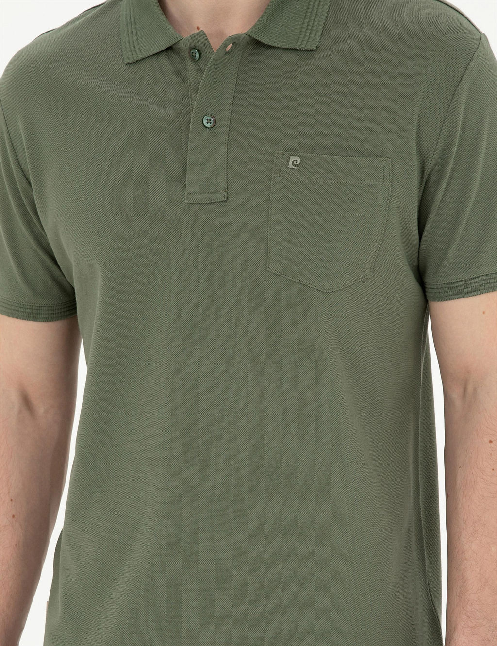Haki Regular Fit Basic Ti__rt - Pierre cardin фото 6