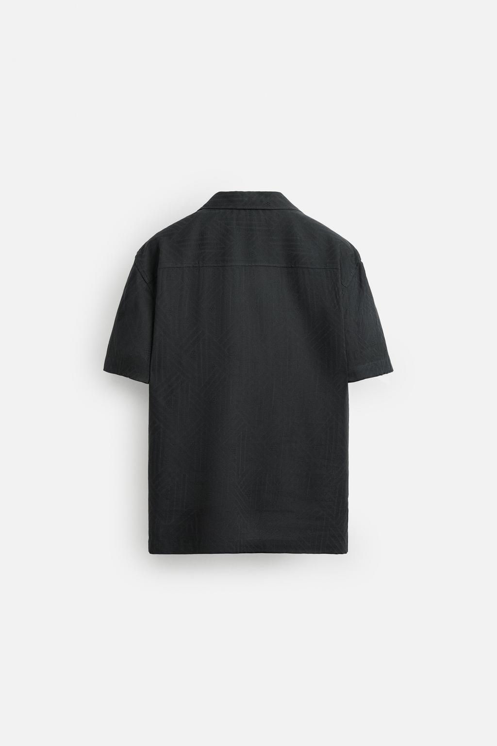 GEOMETRIC JACQUARD SHIRT - Zara фото 8