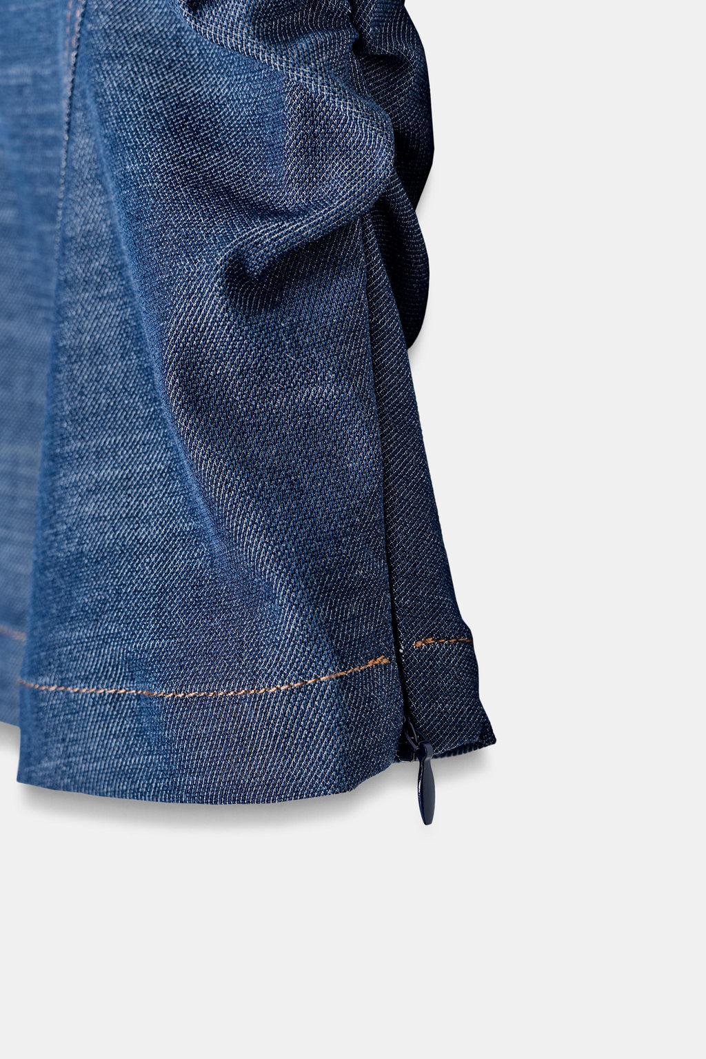 CAMISA ENTALLADA DRAPEADA / Azul - Zara фото 9