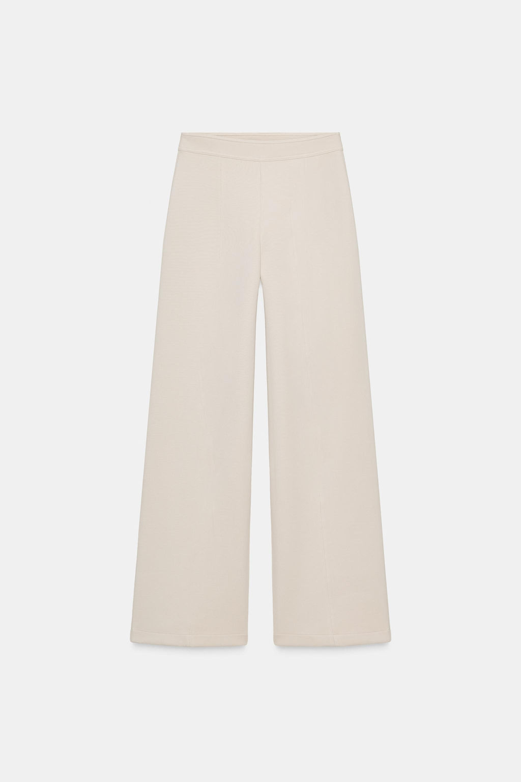 INTERLOCK STRAIGHT-LEG TROUSERS