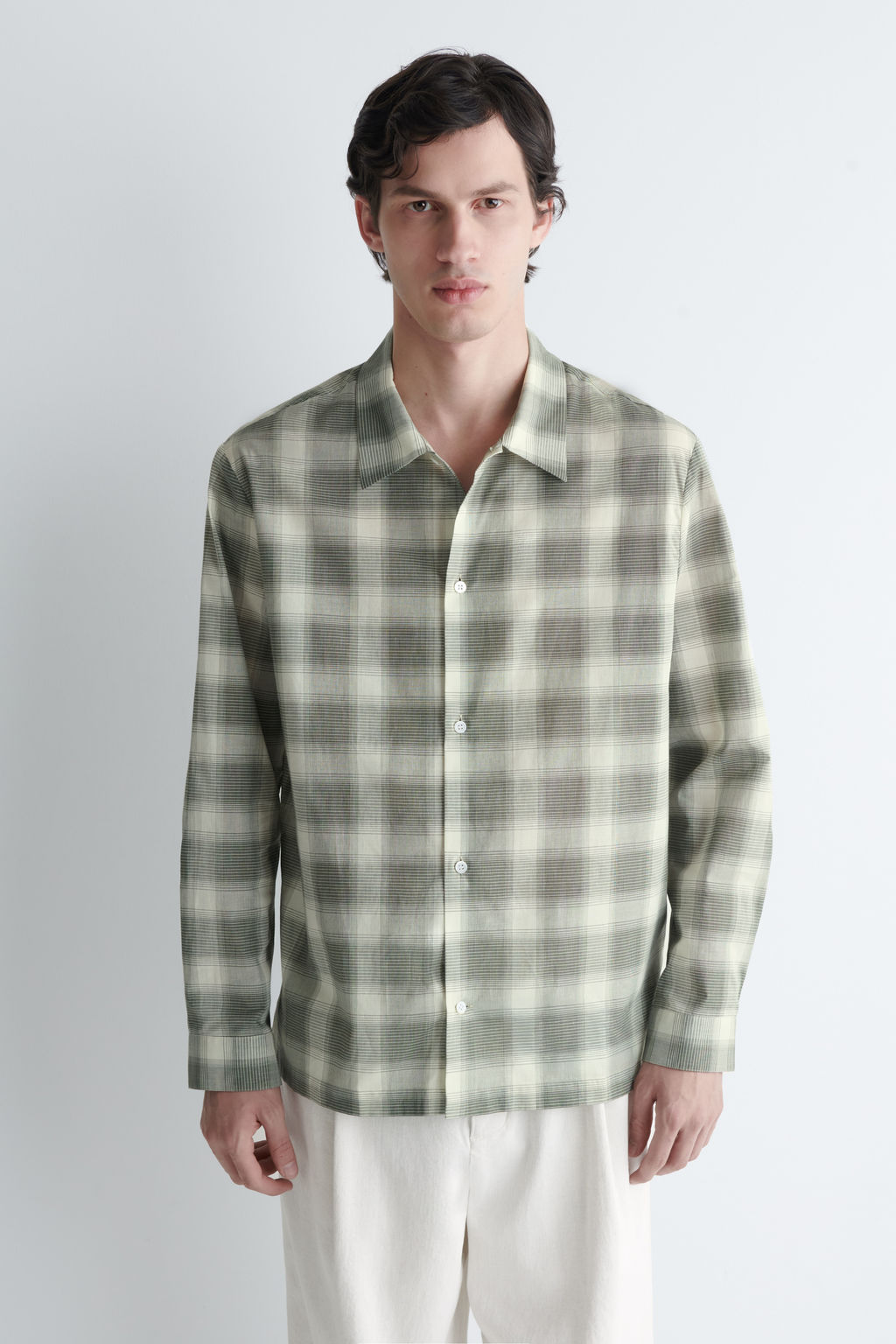 CAMISA DE ALGOD?N A CUADROS - H&m фото 2