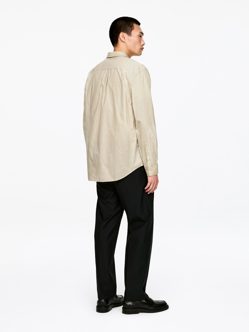 Camisa relajada de tejido microtexturizado - H&m фото 4